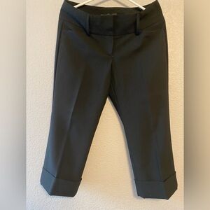 EXPRESS Black Cropped Dress Pants Size 8